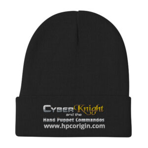 CyberKnight & the Hand Puppet Commandos Embroidered Beanie