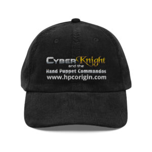 CyberKnight & the Hand Puppet Commando Corduroy Cap